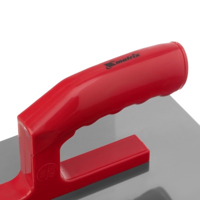 Гладилка стальная, 280 х 130 мм, зеркальная полировка, пластмассовая ручка Matrix Гладилка стальная, 280 х 130 мм, зеркальная полировка, пластмассовая ручка Matrix