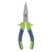 Длинногубцы прямые, 160 мм, двухкомпонентные рукоятки Сибртех