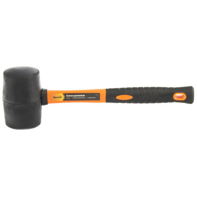 Киянка резиновая, 450 г, черная резина, фибергласовая рукоятка Sparta Киянка резиновая, 450 г, черная резина, фибергласовая рукоятка Sparta
