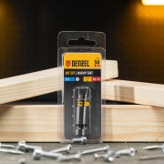 Бита SL5,0х50, сталь S2, шестигранный профиль, 2 шт. Е 6,3 Denzel