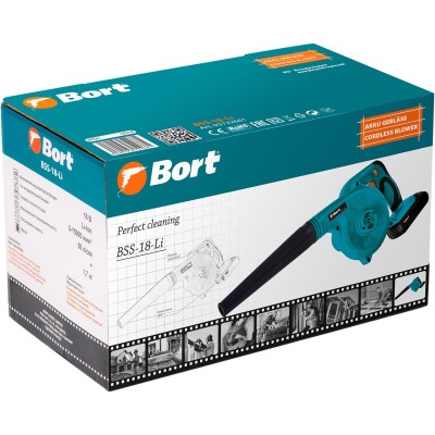 Воздуходувка аккумуляторная Bort BSS-18-Li Воздуходувка аккумуляторная Bort BSS-18-Li