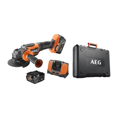 Углошлифмашина аккумуляторная AEG BEWS 18-125BLPX2-502C Углошлифмашина аккумуляторная AEG BEWS 18-125BLPX2-502C