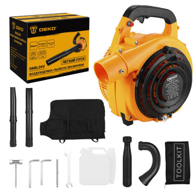 Воздуходувка-пылесос бензиновая DEKO DKBL26V Воздуходувка-пылесос бензиновая DEKO DKBL26V