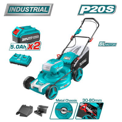 Газонокосилка аккумуляторная TOTAL TLMLI20202 Газонокосилка аккумуляторная TOTAL TLMLI20202