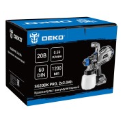 Краскопульт аккумуляторный DEKO SG20DK PRO