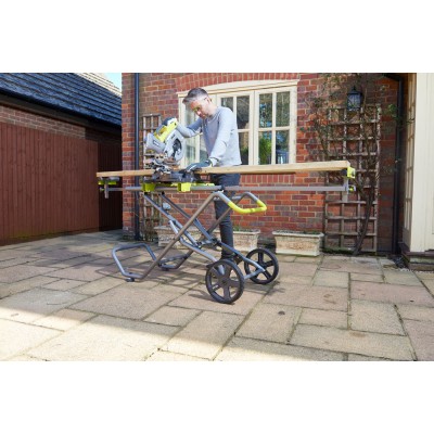 Станина для торцовочной пилы на колесиках RYOBI RLSW01 Станина для торцовочной пилы на колесиках RYOBI RLSW01