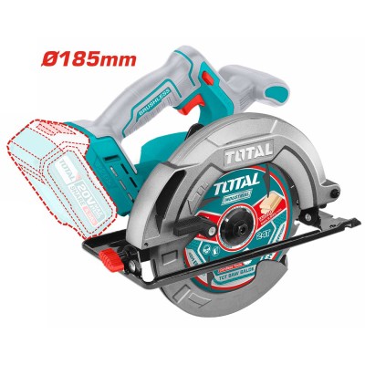 Пила циркулярная TOTAL TSLI1851 Пила циркулярная TOTAL TSLI1851