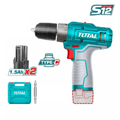 Дрель-шуруповерт TOTAL TDLI12202 Дрель-шуруповерт TOTAL TDLI12202