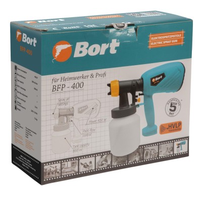 Краскопульт электрический Bort BFP-400 Краскопульт электрический Bort BFP-400