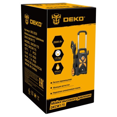 Мойка высокого давления DEKO DKCW175 Мойка высокого давления DEKO DKCW175