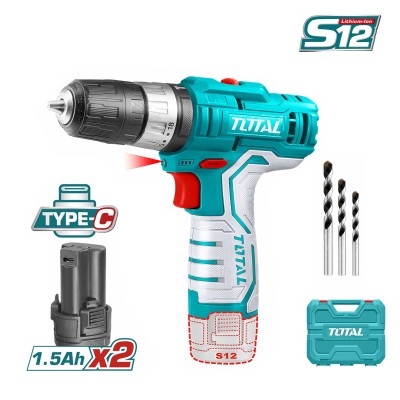 Дрель-шуруповерт ударная TOTAL TIDLI12328 Дрель-шуруповерт ударная TOTAL TIDLI12328