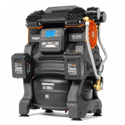 Компрессор аккумуляторный 42В / 220В DAEWOO DAC 180S Li Компрессор аккумуляторный 42В / 220В DAEWOO DAC 180S Li
