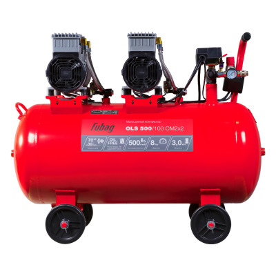 Компрессор безмасляный коаксиальный малошумный FUBAG OLS 500/100 CM2х2 Компрессор безмасляный коаксиальный малошумный FUBAG OLS 500/100 CM2х2