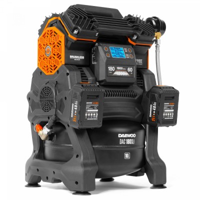 Компрессор аккумуляторный 42В / 220В DAEWOO DAC 180S Li Компрессор аккумуляторный 42В / 220В DAEWOO DAC 180S Li