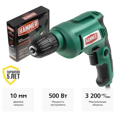 Дрель Hammer DRL500C Дрель Hammer DRL500C