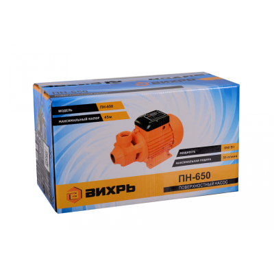 Насос поверхностный Вихрь ПН-650 Насос поверхностный Вихрь ПН-650