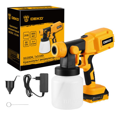 Краскопульт аккумуляторный DEKO SG20DK Краскопульт аккумуляторный DEKO SG20DK