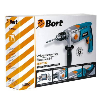 Дрель ударная Bort BSM-1100 Дрель ударная Bort BSM-1100