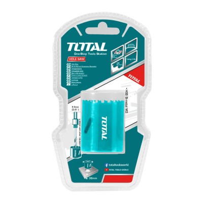 Коронка биметаллическая 25 мм TOTAL TAC410251 Коронка биметаллическая 25 мм TOTAL TAC410251