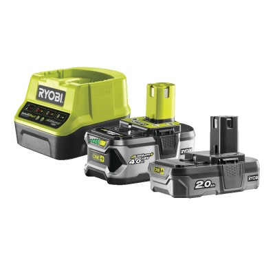 ONE + / Аккумулятор (2) с зарядным устройством RYOBI RC18120-242 ONE + / Аккумулятор (2) с зарядным устройством RYOBI RC18120-242