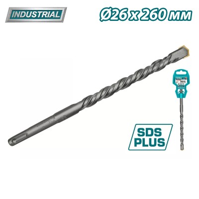 Бур SDS-plus 26х260мм TOTAL TAC312603 Бур SDS-plus 26х260мм TOTAL TAC312603
