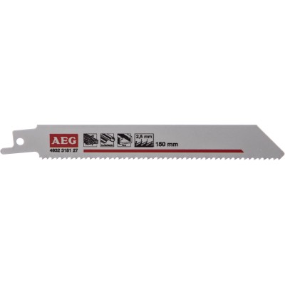 Полотно для саб. пилы (универсальное) AEG SZ BL 150X2,5 (3 шт.) Полотно для саб. пилы (универсальное) AEG SZ BL 150X2,5 (3 шт.)