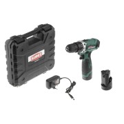 Аккум. дрель Hammer ACD12A 12В 2x1.5 Ач 10мм 0-350/0-1300об/мин 23Нм в кейсе