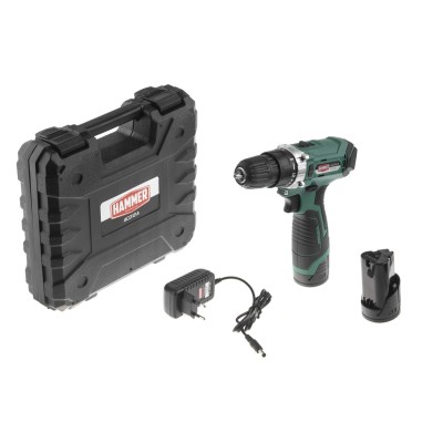Аккум. дрель Hammer ACD12A 12В 2x1.5 Ач 10мм 0-350/0-1300об/мин 23Нм в кейсе Аккум. дрель Hammer ACD12A 12В 2x1.5 Ач 10мм 0-350/0-1300об/мин 23Нм в кейсе