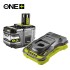 ONE + / Аккумулятор с зарядным устройством RYOBI RC18150-190 ONE + / Аккумулятор с зарядным устройством RYOBI RC18150-190