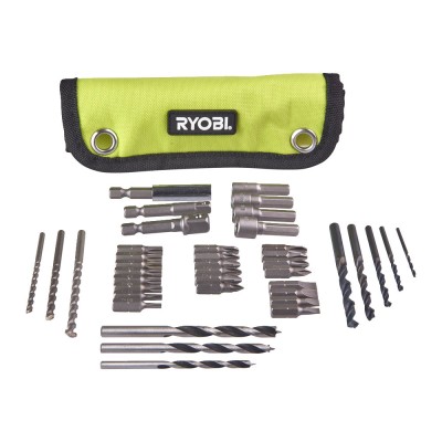 Набор сверл и бит RYOBI RAK40RM (40 шт.) Набор сверл и бит RYOBI RAK40RM (40 шт.)