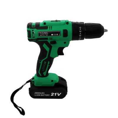 Дрель-шуруповерт аккумуляторная ударная Zitrek Green Impact 21V Дрель-шуруповерт аккумуляторная ударная Zitrek Green Impact 21V