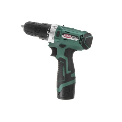 Аккум. дрель Hammer ACD12A 12В 2x1.5 Ач 10мм 0-350/0-1300об/мин 23Нм в кейсе Аккум. дрель Hammer ACD12A 12В 2x1.5 Ач 10мм 0-350/0-1300об/мин 23Нм в кейсе