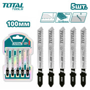 Пилка для лобзика 100мм по дереву TOTAL TJSBT101D (5 шт)