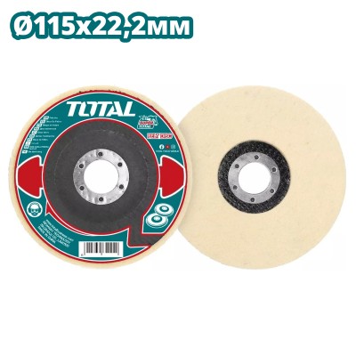 Круг шлифовальный 115х22,2 мм TOTAL TAC671151 Круг шлифовальный 115х22,2 мм TOTAL TAC671151