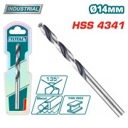 Сверло по металлу HSS 14 мм TOTAL TAC1201404