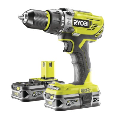 ONE + / Ударная дрель-шуруповерт RYOBI R18PD31-225S ONE + / Ударная дрель-шуруповерт RYOBI R18PD31-225S