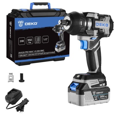 Гайковерт аккумуляторный DEKO ZKIS20 PRO MAX Гайковерт аккумуляторный DEKO ZKIS20 PRO MAX
