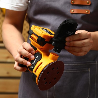 Эксцентриковая шлифмашина аккумуляторная DEKO DKCG20-125 Эксцентриковая шлифмашина аккумуляторная DEKO DKCG20-125