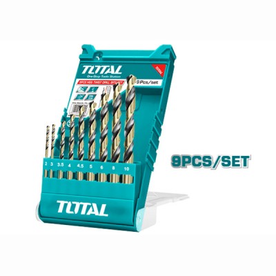 Набор сверл по металлу TOTAL TACSD0095 (9 шт) Набор сверл по металлу TOTAL TACSD0095 (9 шт)