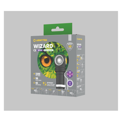 Фонарь Armytek Wizard C2 WUV Magnet USB Белый Фонарь Armytek Wizard C2 WUV Magnet USB Белый