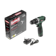 Аккум. дрель Hammer ACD12CS 12В 1x1.5Ач LiION 10мм 0-350/0-1400об/мин 26Нм