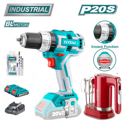 Набор аккумуляторного инструмента TOTAL TOSLI23062 Набор аккумуляторного инструмента TOTAL TOSLI23062