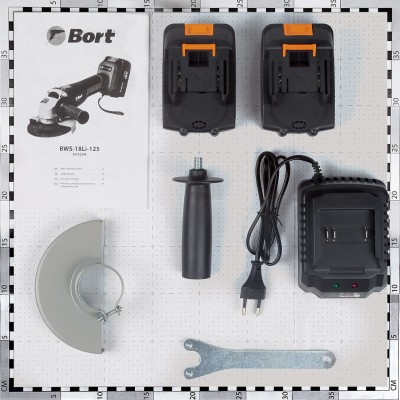 Углошлифмашина аккумуляторная Bort BWS-18Li-125 Углошлифмашина аккумуляторная Bort BWS-18Li-125
