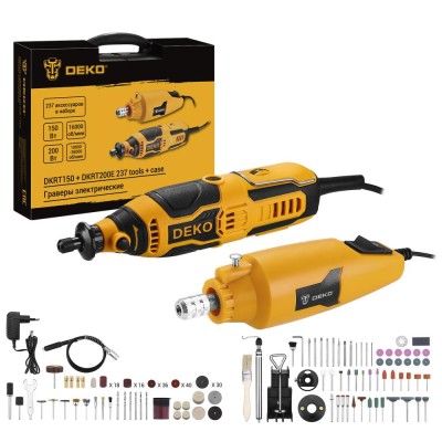 Граверы DEKO DKRT и DKRT200 SET 237 Граверы DEKO DKRT и DKRT200 SET 237