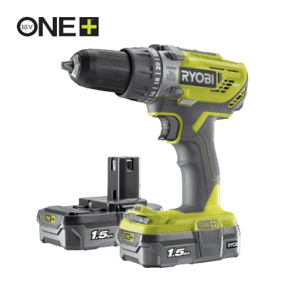 ONE + / Ударная дрель-шуруповерт RYOBI R18PD3-215S ONE + / Ударная дрель-шуруповерт RYOBI R18PD3-215S