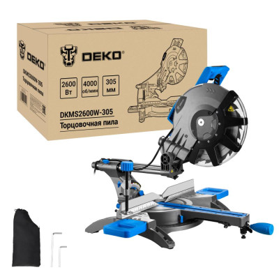 Пила торцовочная DEKO DKMS2600W-305 Laser Пила торцовочная DEKO DKMS2600W-305 Laser