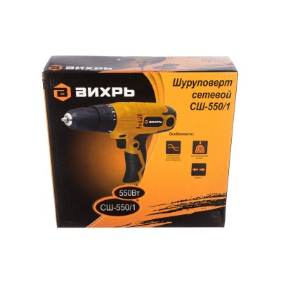 Шуруповерт сетевой Вихрь СШ-550/1 Шуруповерт сетевой Вихрь СШ-550/1