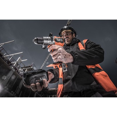 Дрель-шуруповерт ударная аккумуляторная AEG BSB18C3BL-502C Дрель-шуруповерт ударная аккумуляторная AEG BSB18C3BL-502C
