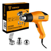 Фен строительный (термовоздуходувка) DEKO HG2000