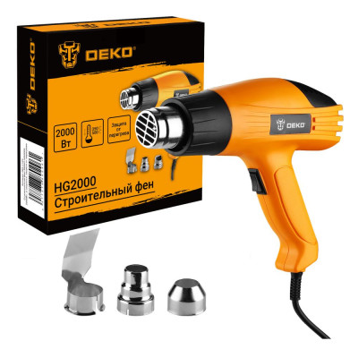 Фен строительный (термовоздуходувка) DEKO HG2000 Фен строительный (термовоздуходувка) DEKO HG2000